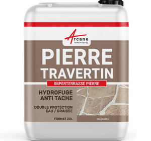 Avis hydrofuge pour travertin Arcane Industries